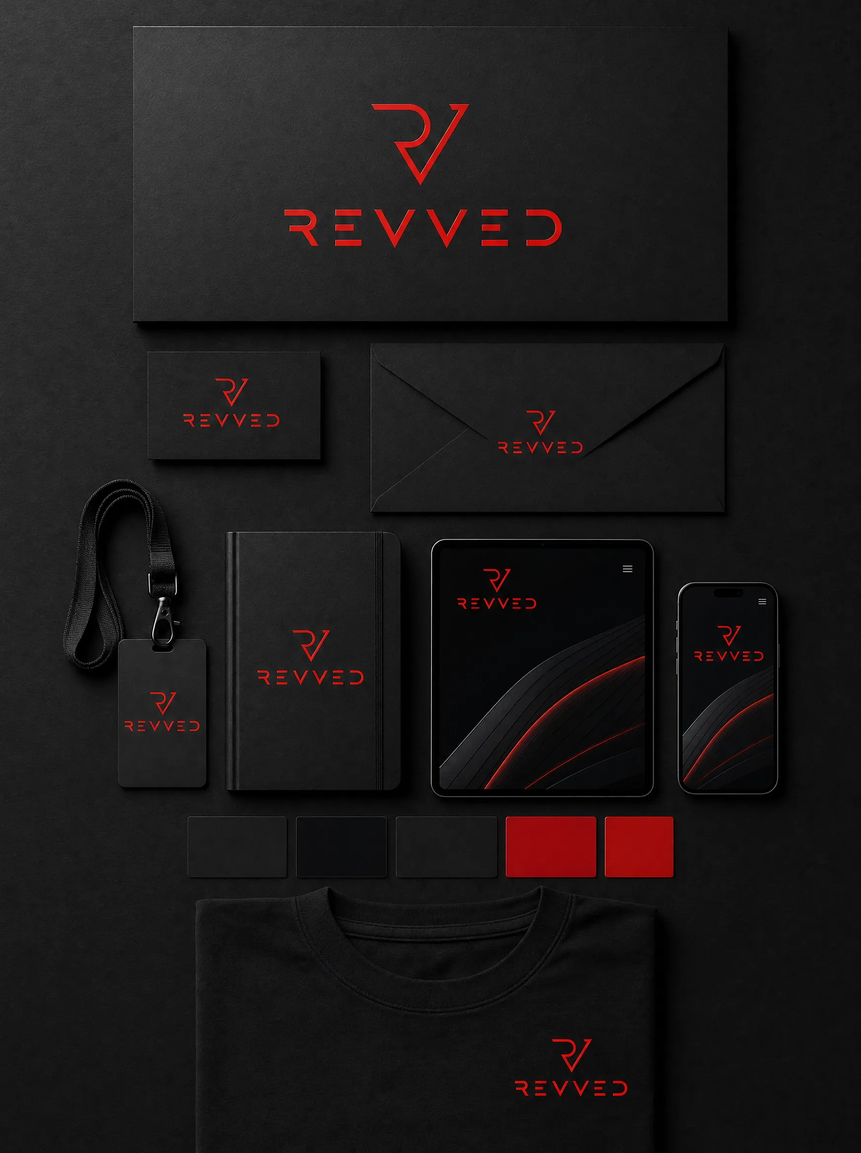 REVVED — identity applied