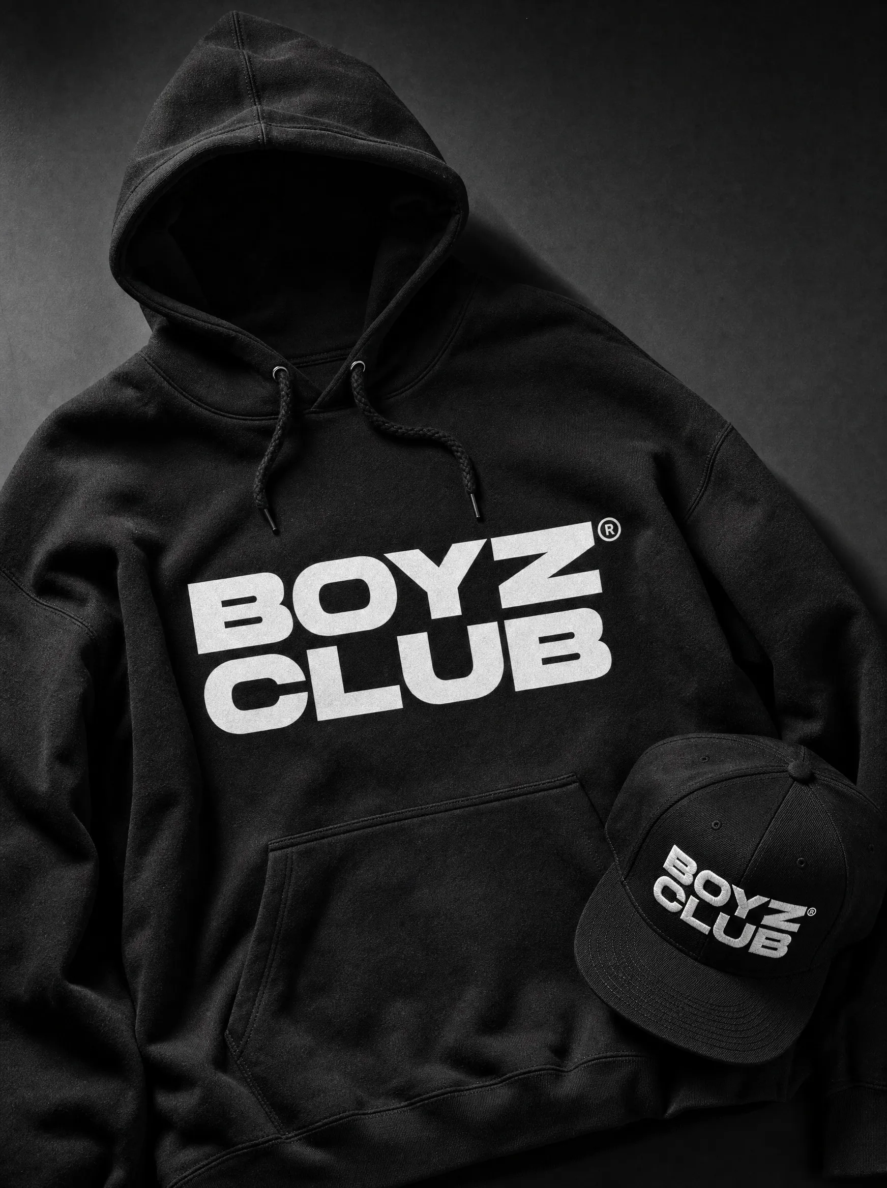 Boyz Club — hoodie and cap