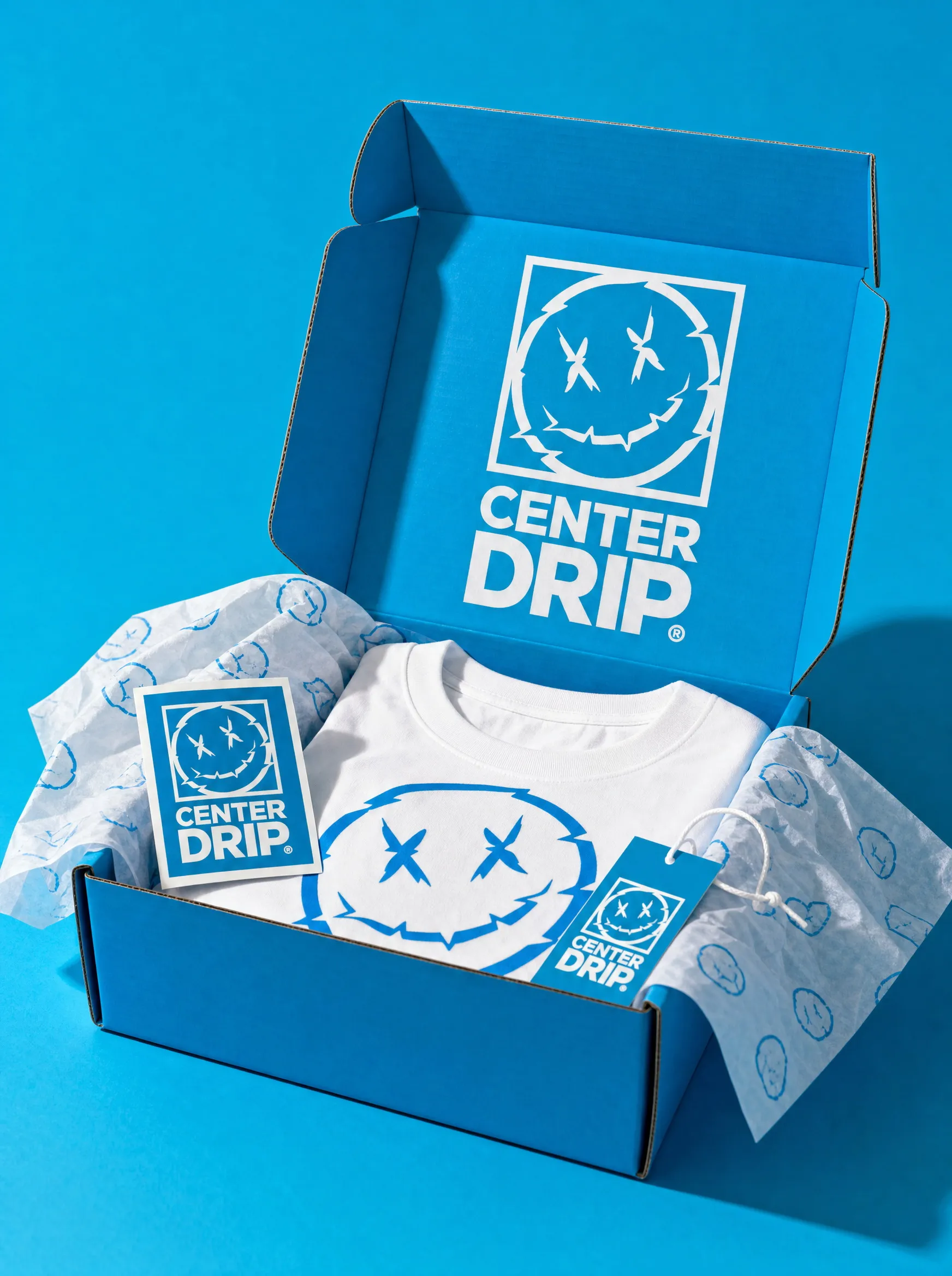 Center Drip — mailer and tissue