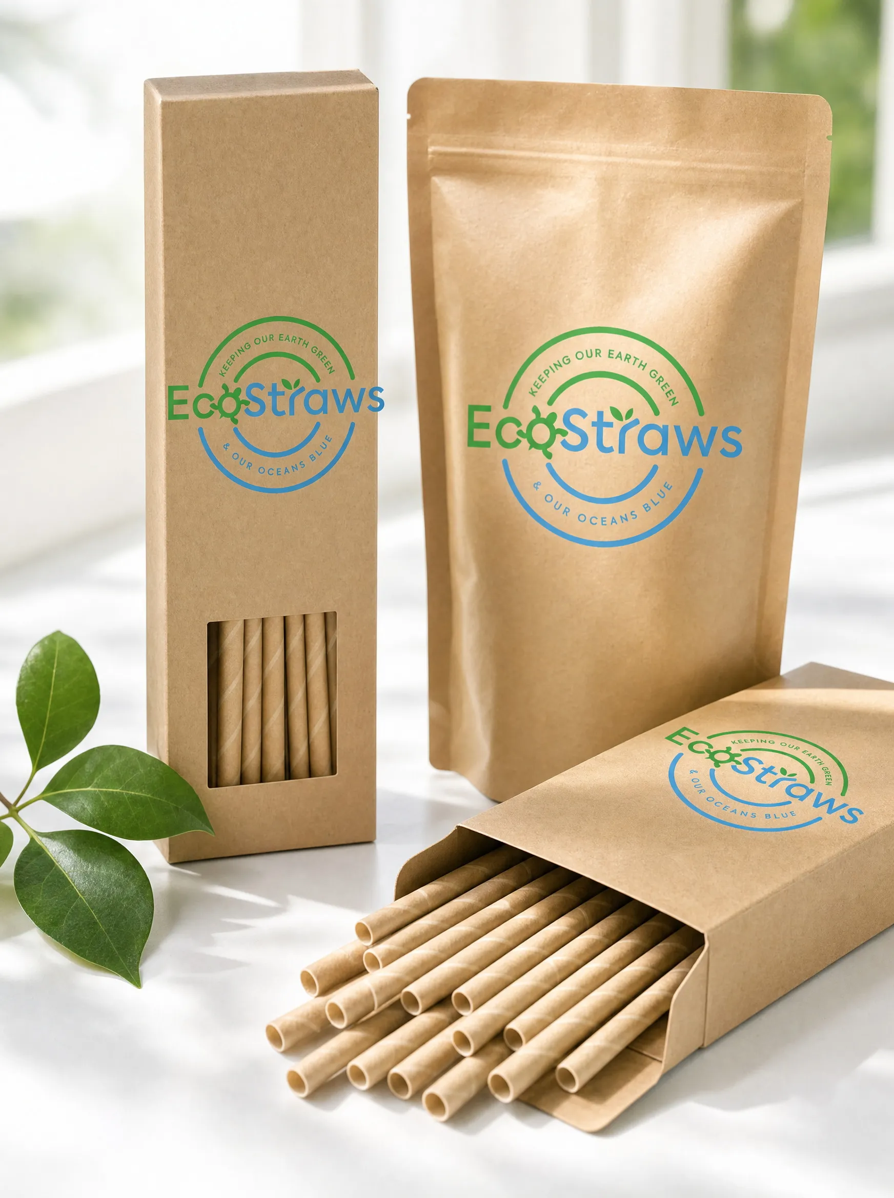 EcoStraws — cartons and pouch