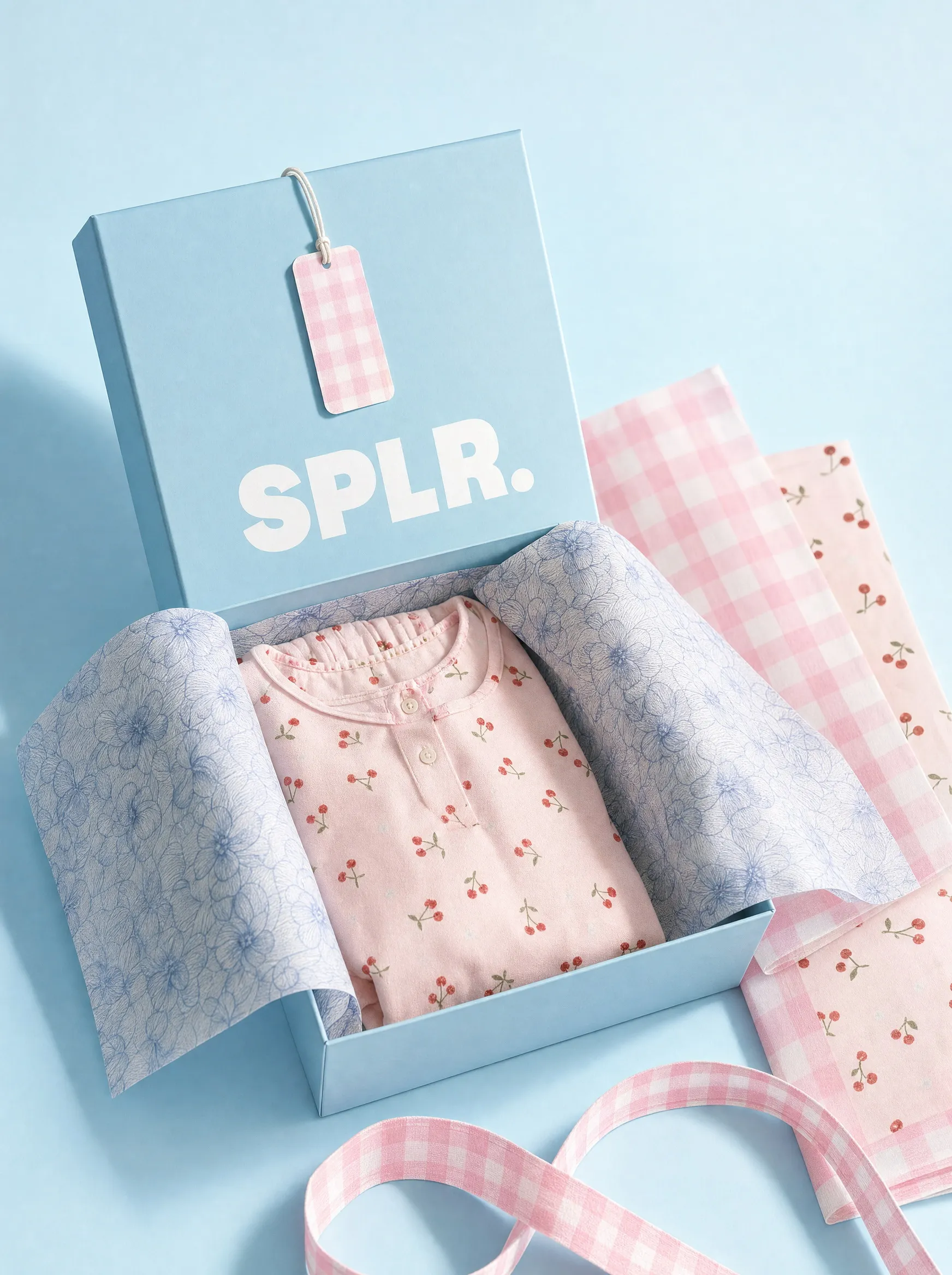 SPLR — gift box, prints folded in